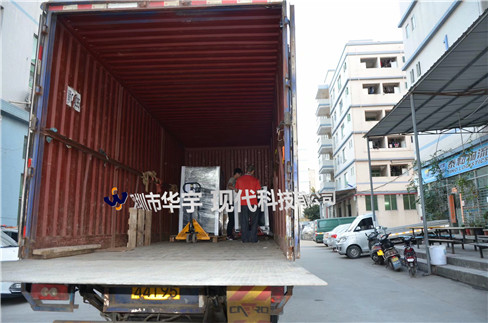 我司21號(hào)發(fā)貨浙江，為浙江某公司提供定制款恒溫恒濕戶外投影儀安裝柜(圖4)